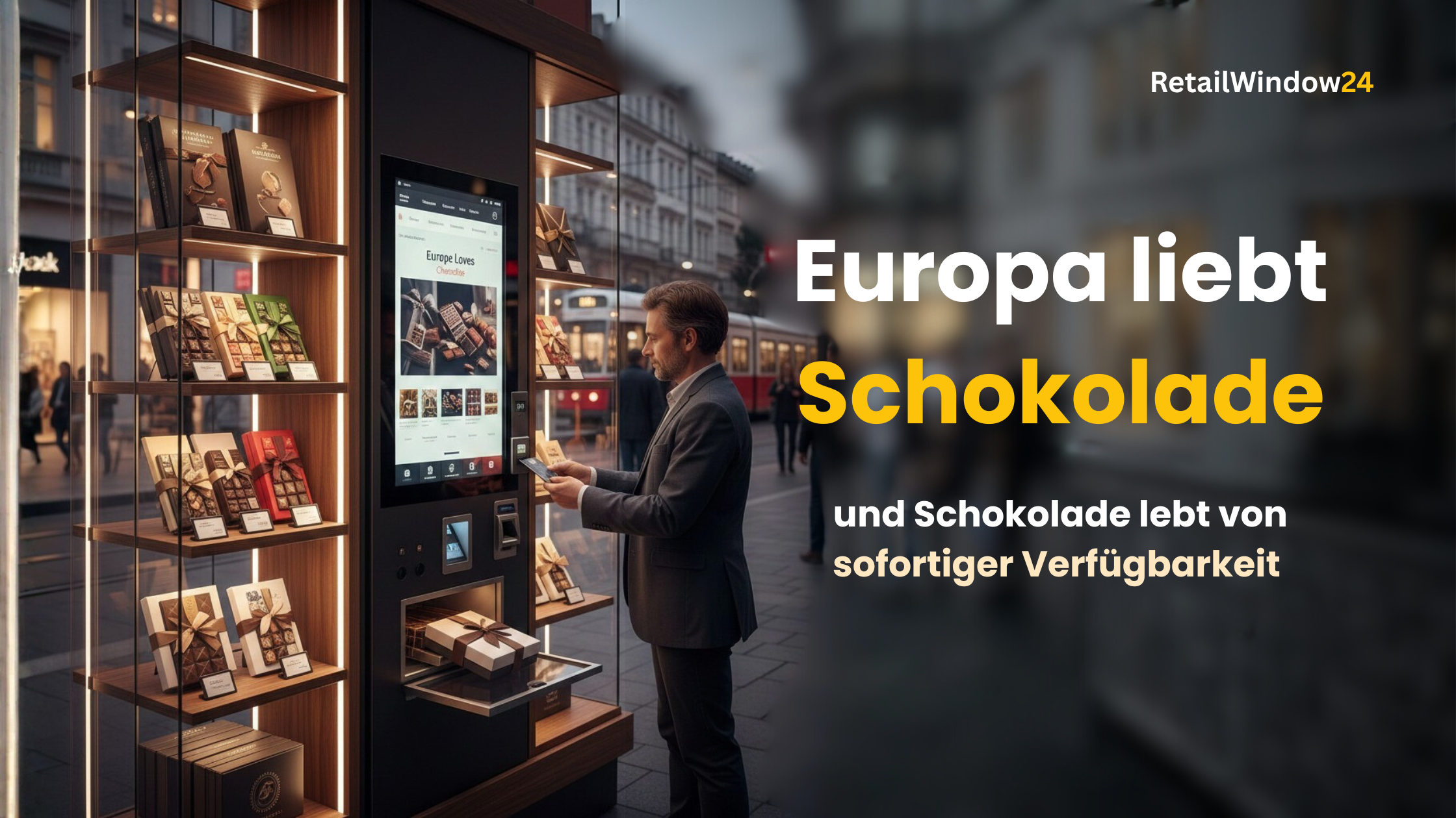 Europa liebt Schokolade — und Schokolade lebt von sofortiger Verfügbarkeit